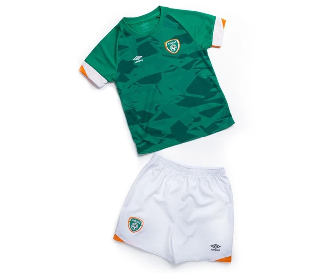 2021-22 Ireland Home Soccer Kids Kit