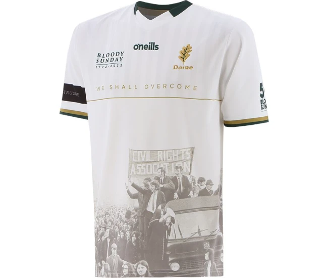 Derry Bloody Sunday Commemoration Jersey White