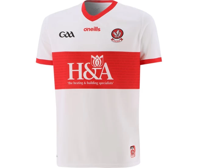 Derry GAA 2 Stripe Home Jersey 2021-22