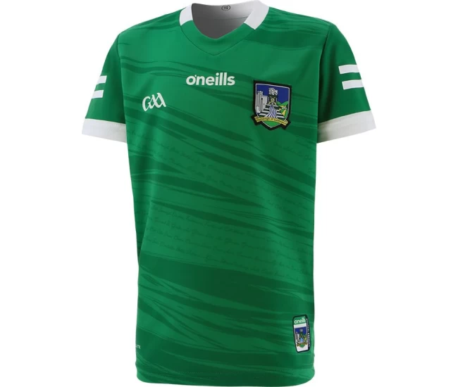 Limerick Gaa Kids 2 Stripe Home Jersey 2021-2022